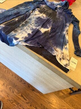 Nordstrom Blue Tie-Dye Hoodie